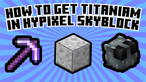 how to get titanium skyblock.